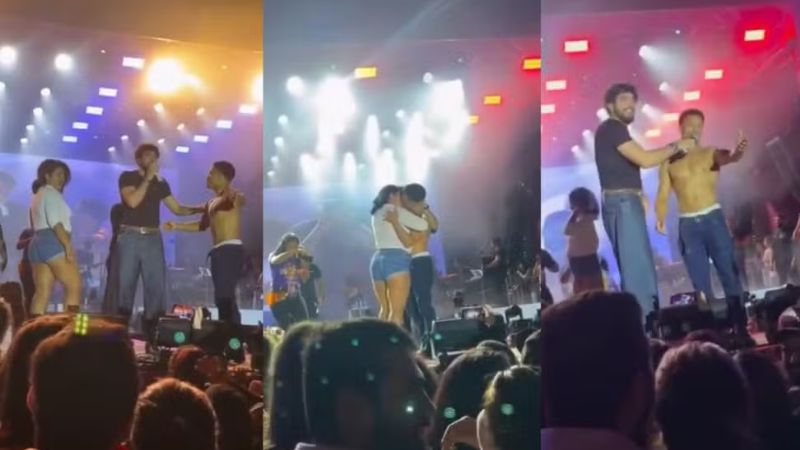 Nattan vira alvo de críticas após promover desafios com dinheiro por beijos no palco