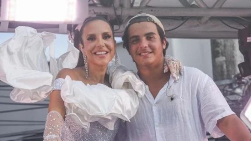 Ivete Sangalo reage com bom humor a pergunta sobre vida amorosa do filho: “Que meninas?”