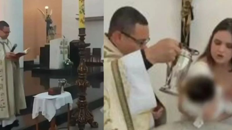 Recusa de padre em pronunciar nome de bebê durante batismo gera denúncia por intolerância religiosa no Rio