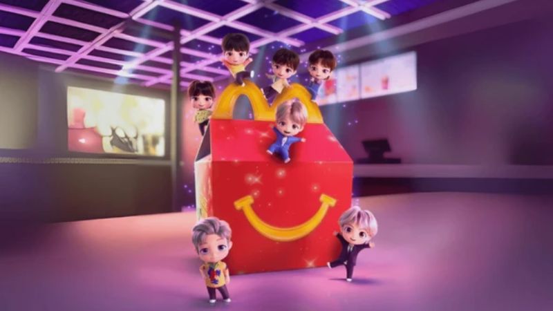 McDonald’s e BTS lançam brinquedos TinyTAN no McLanche Feliz em campanha global