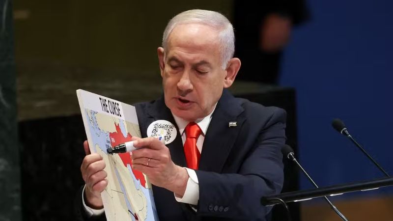Netanyahu reafirma ofensiva em Gaza e rejeita Estado Palestino em discurso na ONU; delegações se retiram em protesto