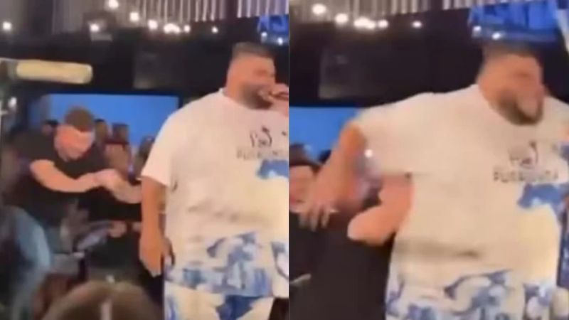 Pai invade palco e agride cantor após filha adolescente acusá-lo de assédio em Penápolis (SP)