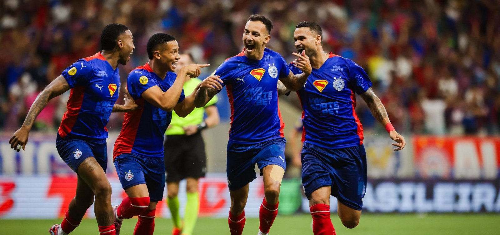 Bahia dá show e goleia o Grêmio na Fonte Nova