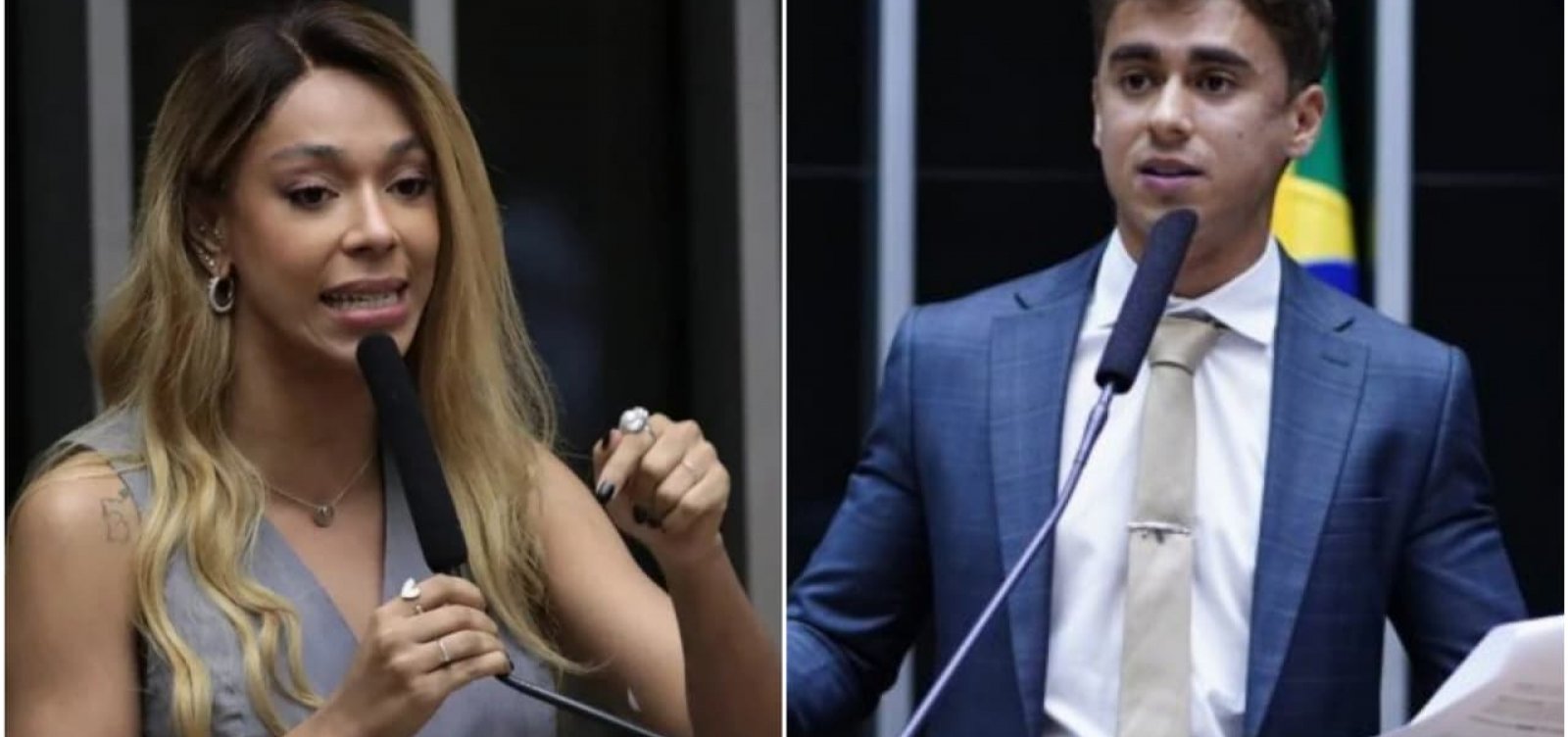 Deputada aciona STF após flagra de Nikolas Ferreira com celular em visita a Bolsonaro