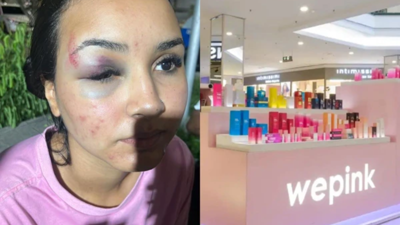 Vendedora é agredida por clientes em quiosque de shopping no Rio de Janeiro e desmaia após chute no rosto