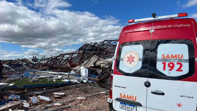 Paraná confirma sétima morte após tornados; Rio Bonito do Iguaçu teve 90% dos imóveis destruídos