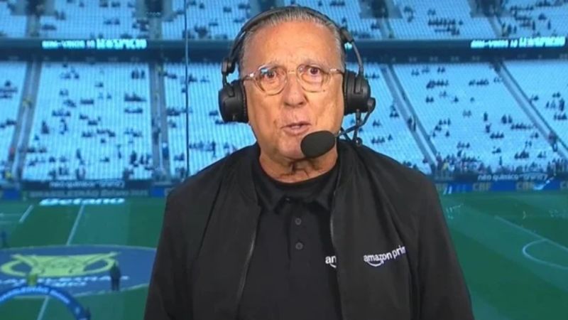 Galvão Bueno é internado em hospital de São Paulo