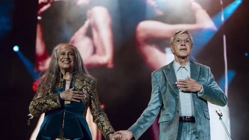 Caetano Veloso e Maria Bethânia são indicados ao Grammy 2026 na categoria Melhor Álbum de Música Global