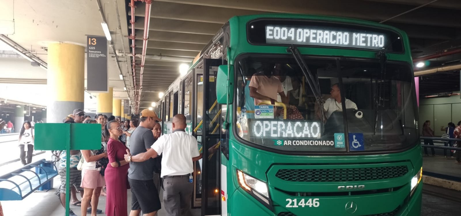 Estação da Lapa altera temporariamente pontos de embarque devido a obras na Plataforma H