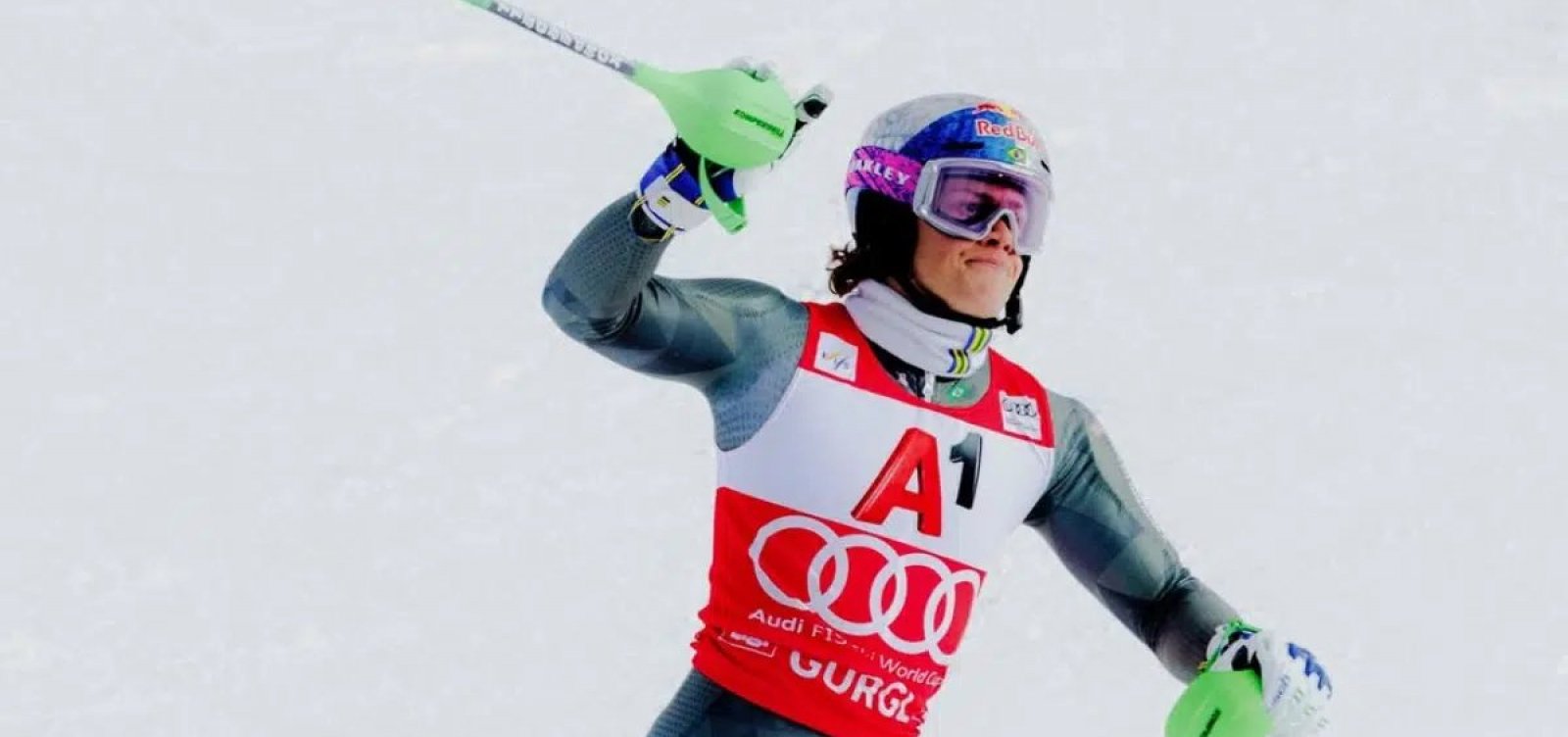 Lucas Pinheiro Braathen garante prata em etapa da Copa do Mundo de Esqui Alpino na Itália