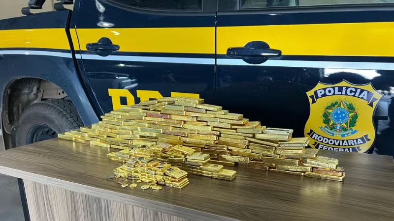 Brasil registra recorde de apreensões de ouro ilegal em 2025; Roraima concentra quase metade