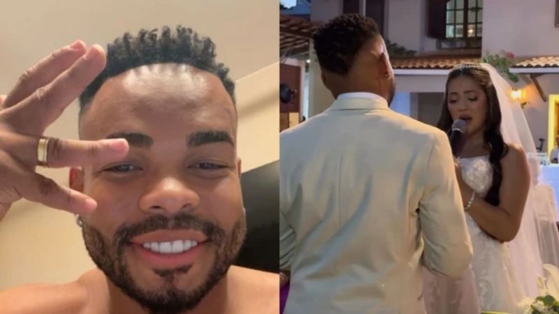 Cristian Bell oficializa união com Ana Carla em cerimônia íntima