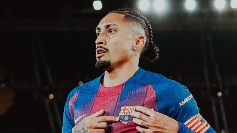 Raphinha é eleito o melhor jogador da LaLiga em premiação internacional