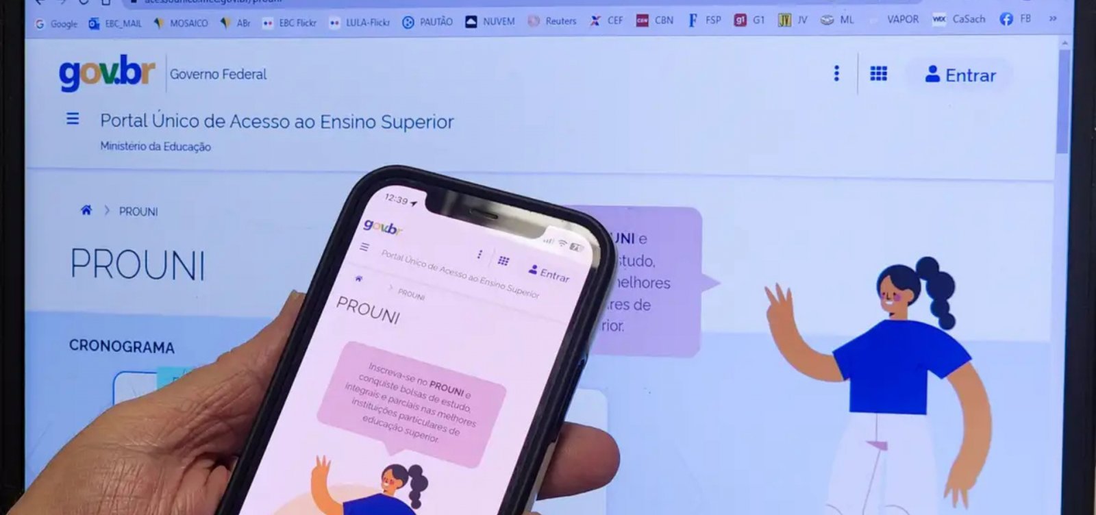 Prouni 2026 abre inscrições no fim de janeiro; veja o cronograma do primeiro semestre