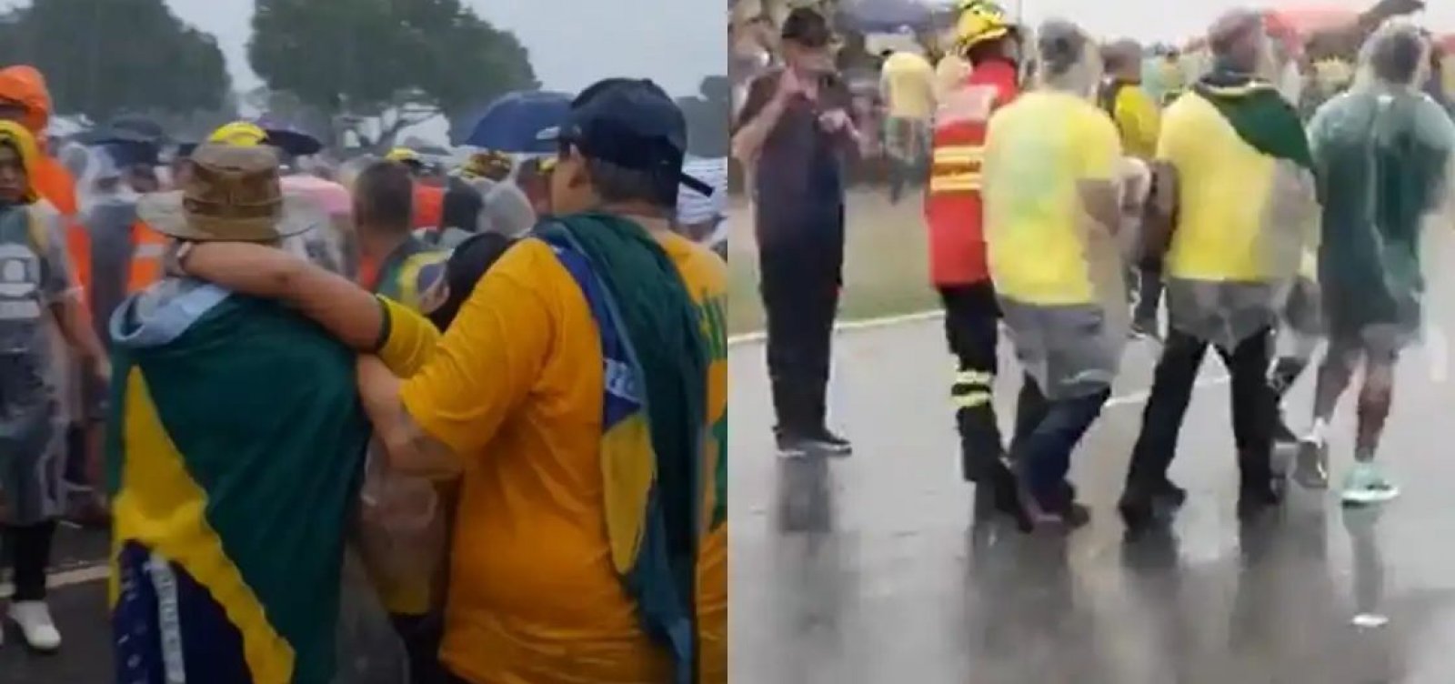 Raio atinge área de ato com apoiadores de Nikolas Ferreira em Brasília