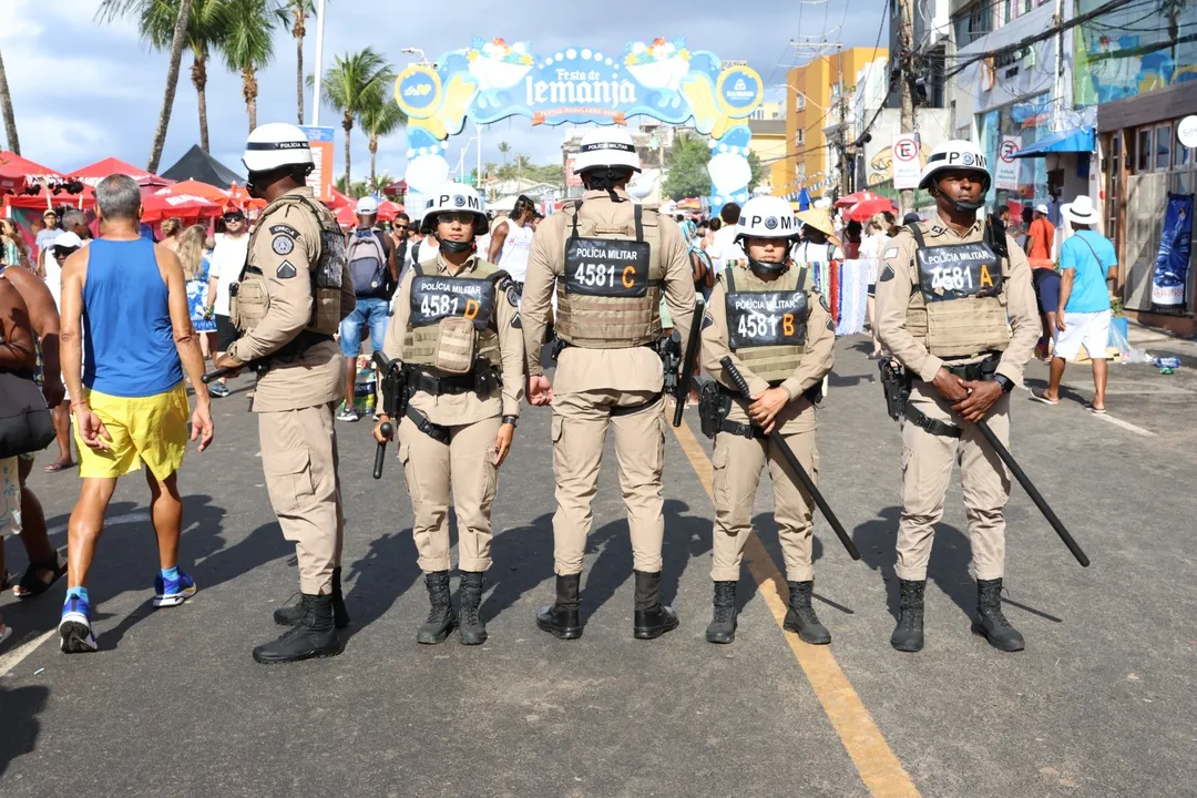 Festa de Iemanjá contará com drones, aeronaves e efetivo de 786 policiais militares