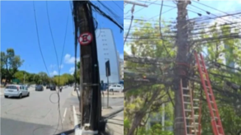 Técnico de internet sofre graves queimaduras após descarga elétrica em Salvador