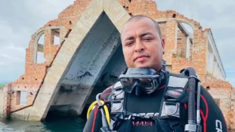 Mergulhador baleado por vereador morre após nove dias internado