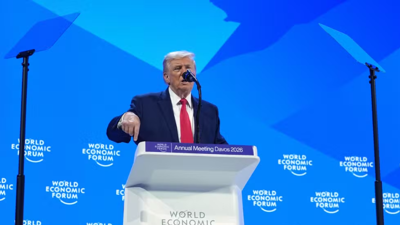 Trump em Davos: críticas à Europa e insistência na Groenlândia