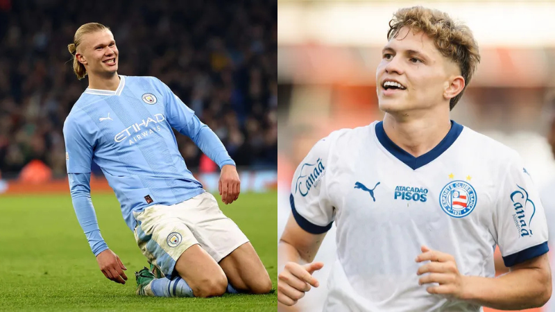 Haaland envia mensagem a jovem do Bahia após gol no clássico Ba-Vi