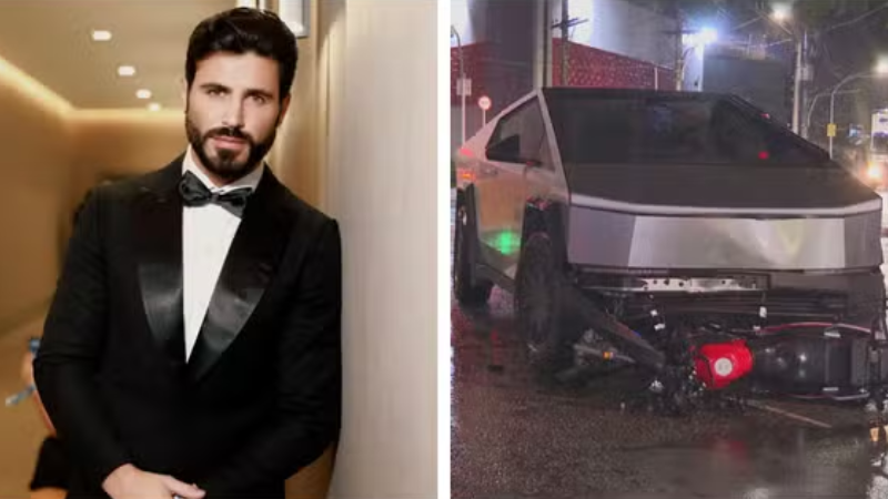 Dentista famoso por harmonização facial se envolve em acidente fatal com Tesla Cybertruck em SP