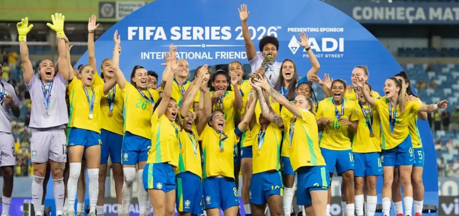 Brasil supera Canadá em Cuiabá e conquista título invicto do FIFA Series