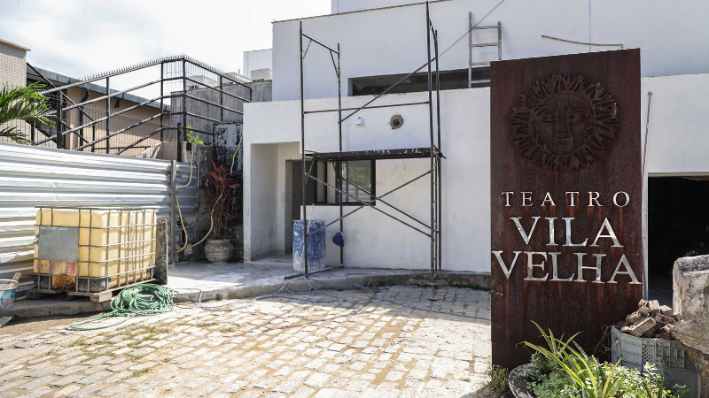 Teatro Vila Velha entra na reta final de requalificação e deve ser reinaugurado no segundo semestre