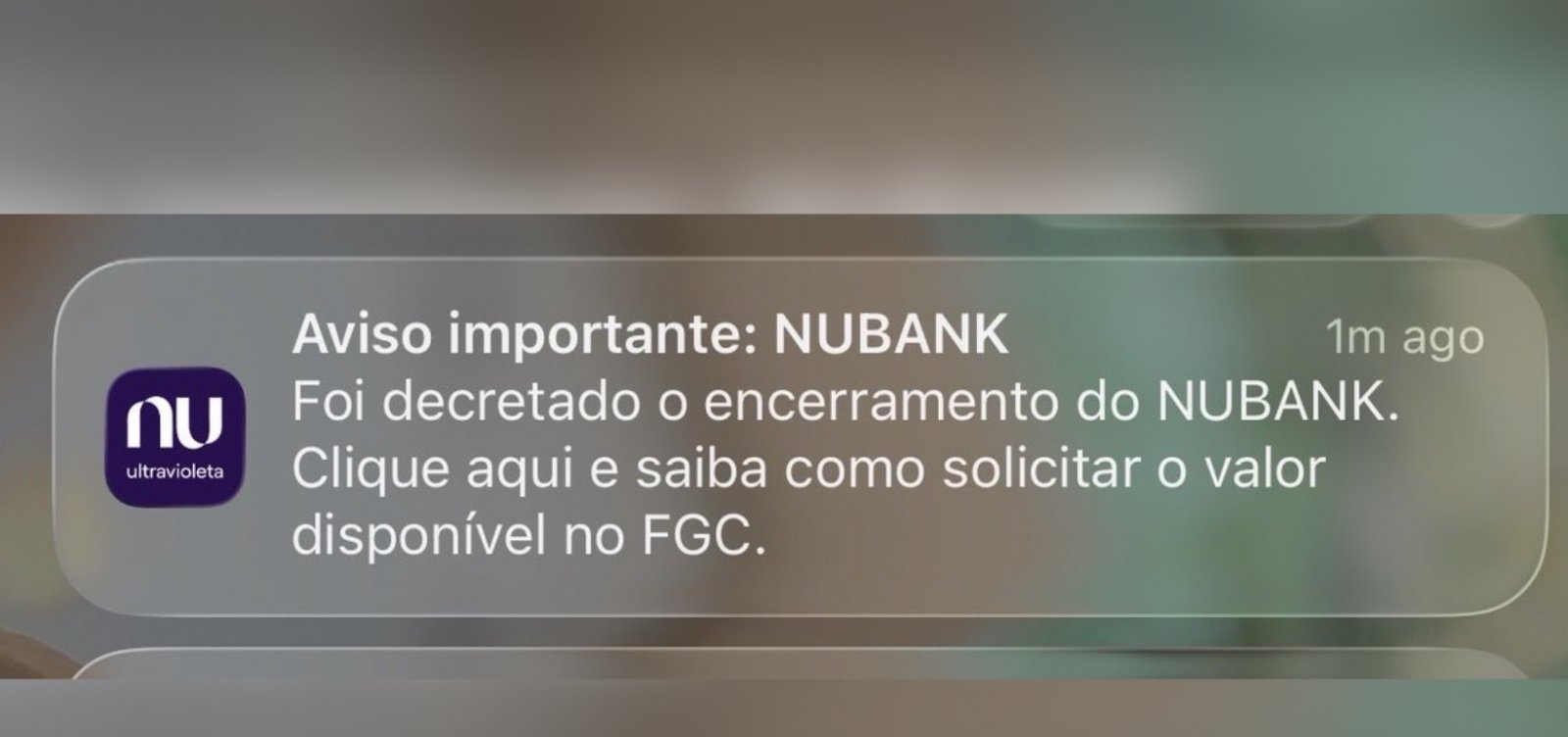 Nubank esclarece erro após envio de mensagem que indicava falsa liquidação do banco