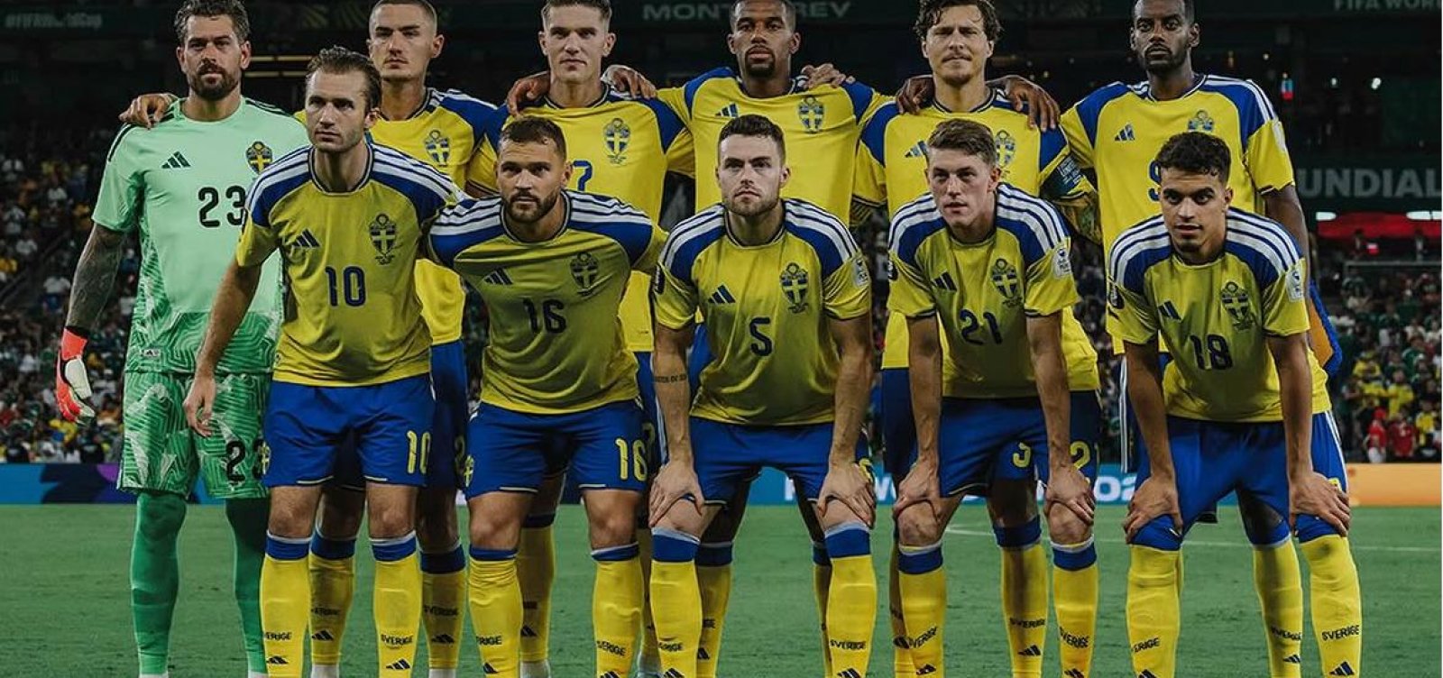 Suécia goleia Tunísia na estreia e assume liderança do Grupo G da Copa do Mundo