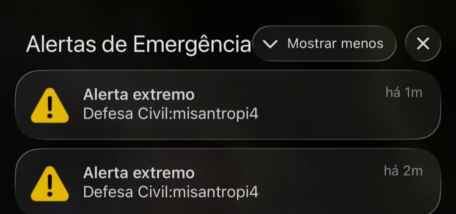 Alerta misterioso enviado a celulares em Salvador é investigado; Codesal nega situação de emergência