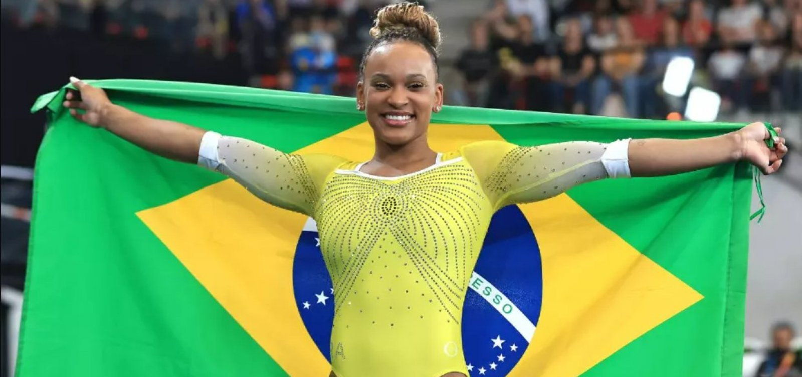 Rebeca Andrade faz história e conquista ouro inédito no salto feminino no Pan-Americano