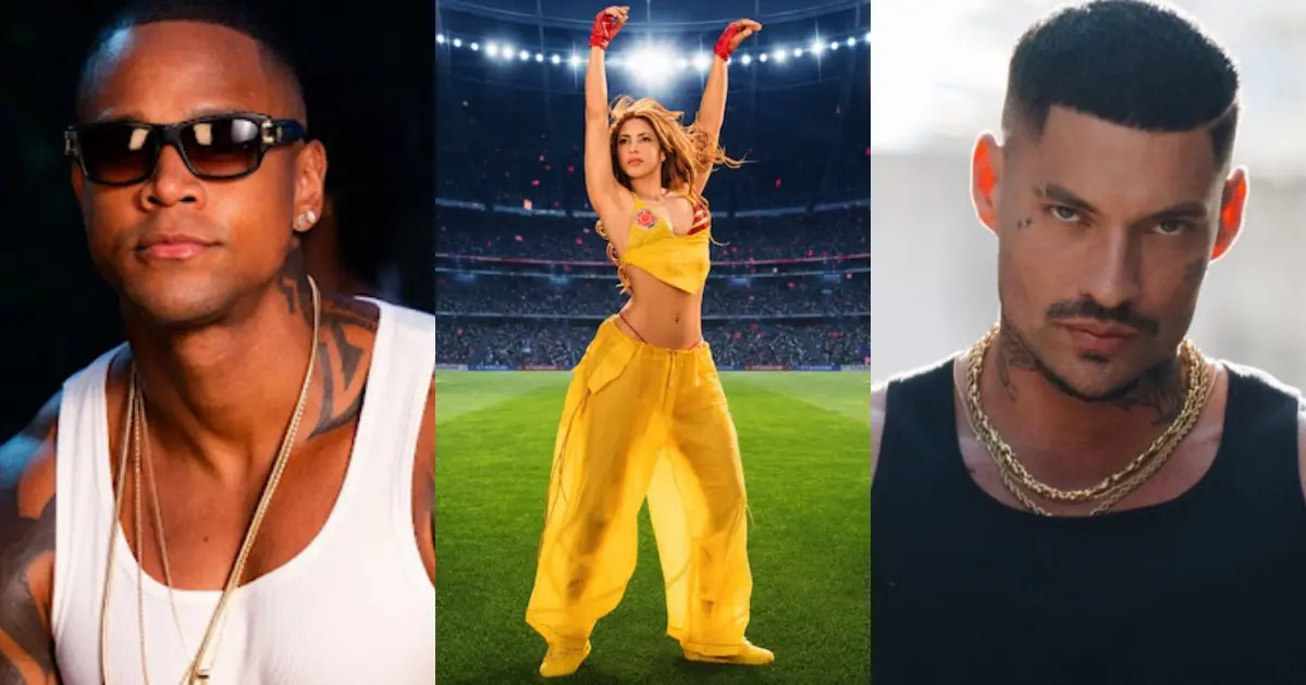 Shakira anuncia remix de música da Copa com Léo Santana e Filipe Ret: “Vamos celebrar”
