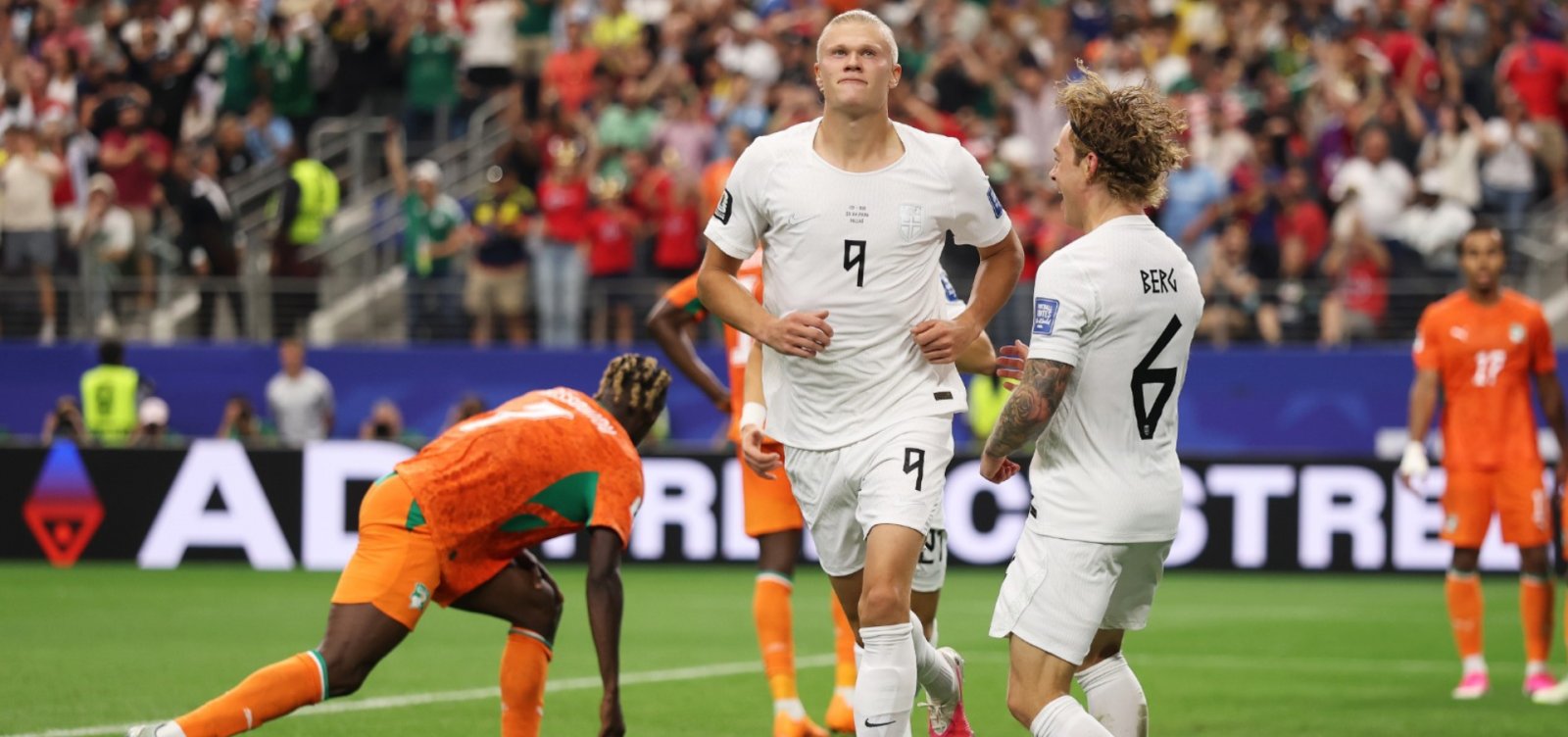 Haaland decide, Noruega vence Costa do Marfim e enfrenta o Brasil nas oitavas da Copa