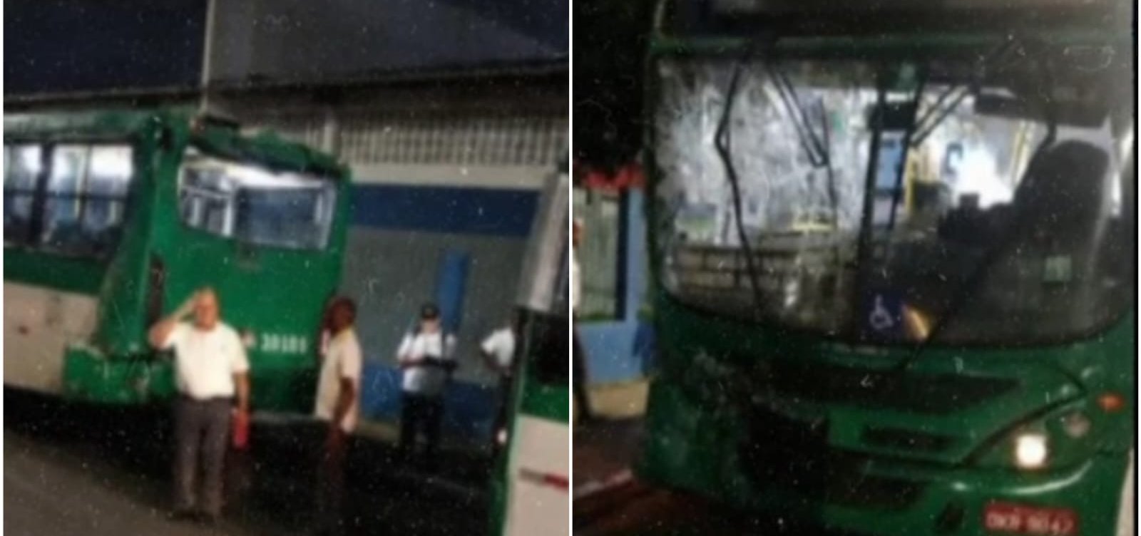 Colisão entre ônibus que transportavam rodoviários deixa feridos em Salvador