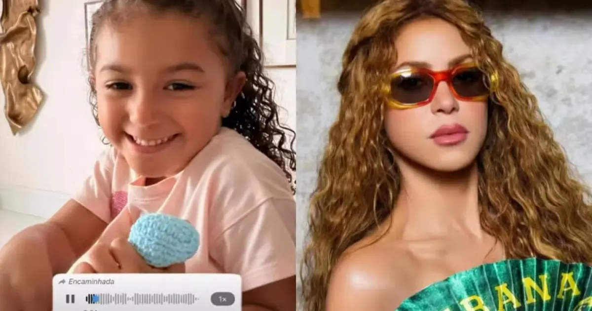 Shakira envia áudio para Liz, filha de Léo Santana e Lore Improta: “Tem o talento do pai e da mãe”