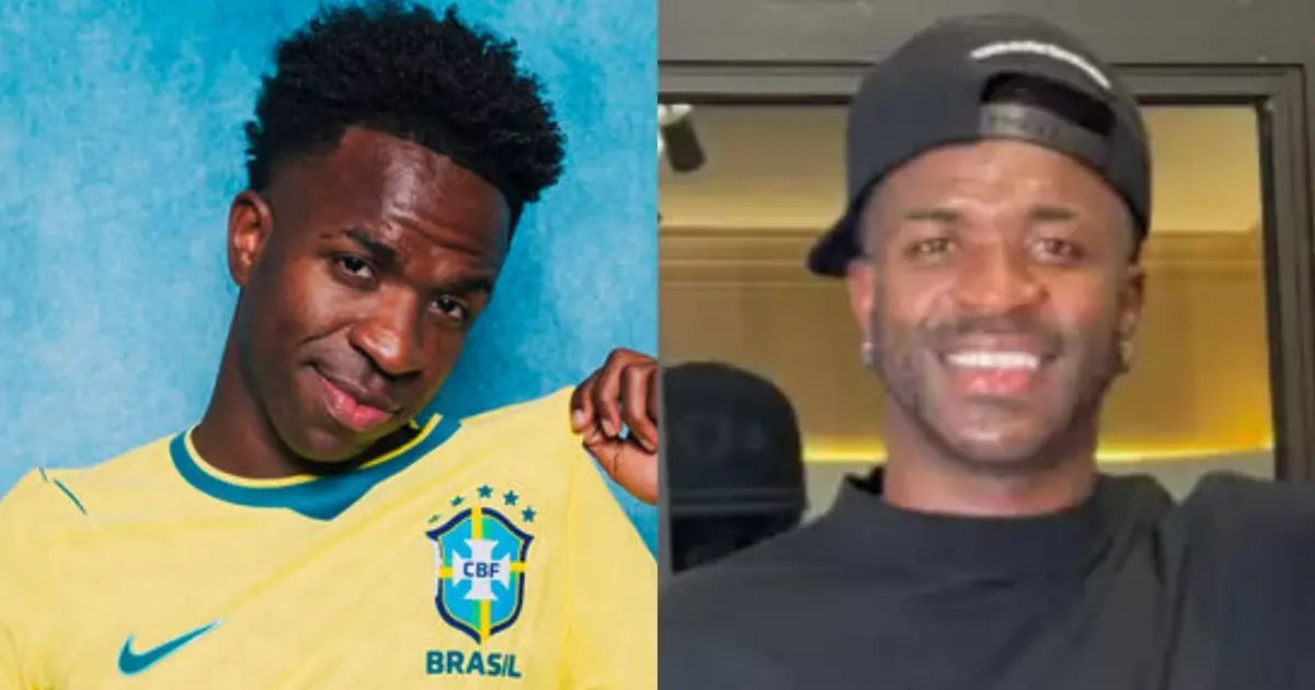 Vini Jr. passa por harmonização facial e novo visual repercute nas redes sociais