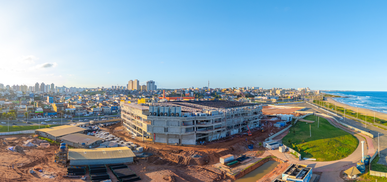 Arena Multiuso Antônio Balbino alcança 68% de execução e entra na fase final das obras