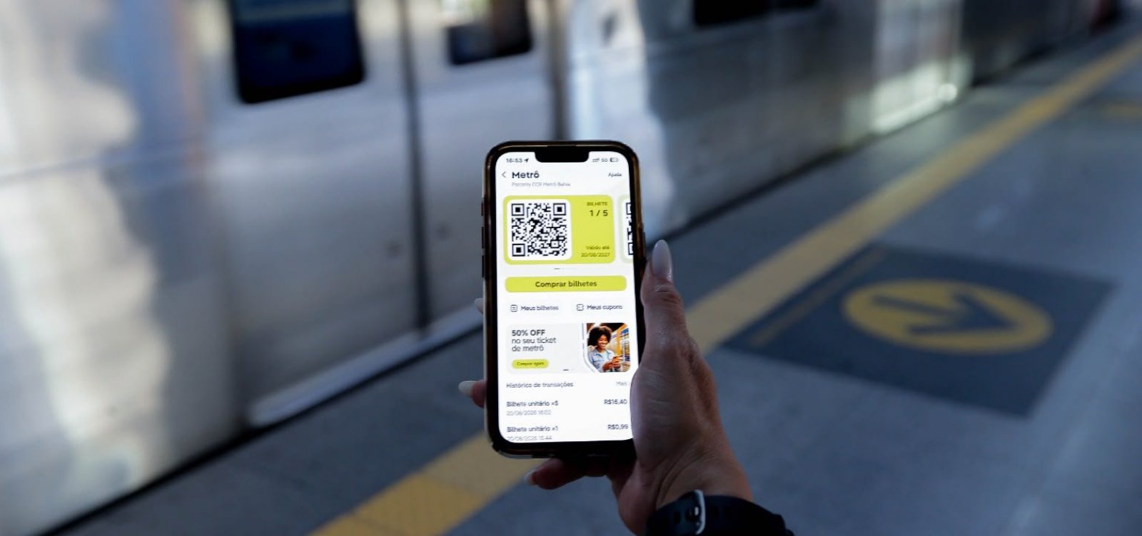 Passageiros do metrô de Salvador ganham nova opção para comprar bilhetes pelo aplicativo 99