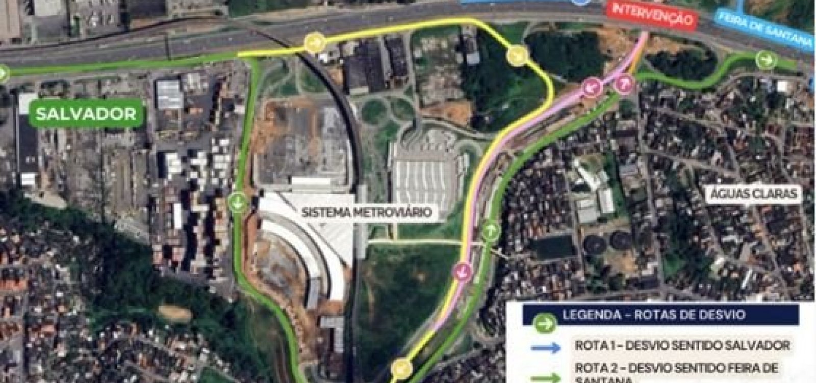 BR-324 será interditada à noite em Águas Claras para obras do VLT