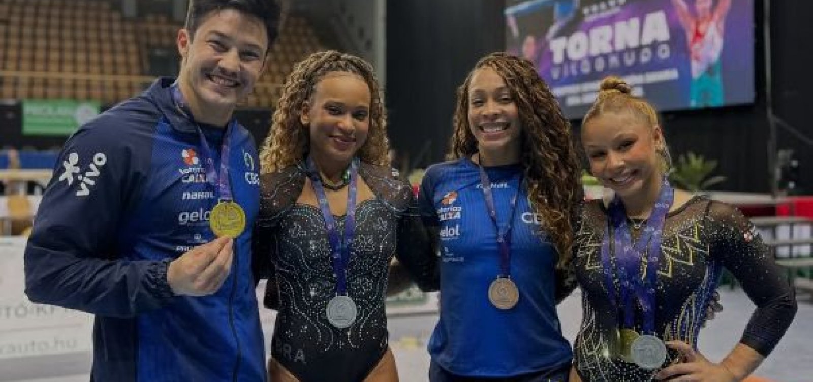 Brasil conquista seis medalhas na Copa do Mundo de Ginástica Artística, na Hungria