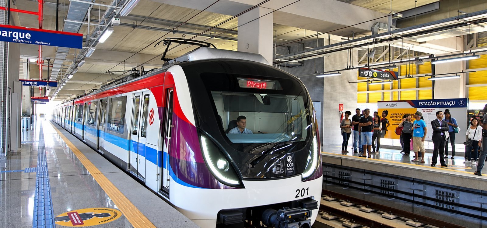 Metrô de Salvador terá operação estendida para jogo entre Bahia e São Paulo